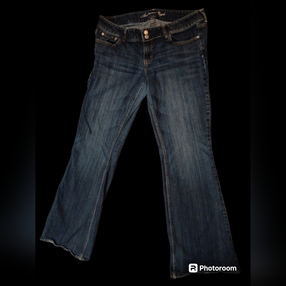 American Eagle Boot Leg Dark Wash Jeans